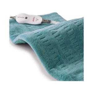 Sunbeam, Heating Pad for Pain Relief XL King Size SoftTouch 4 Heat Settings with Auto-off 12 Inch x 24 Inch, Teal,